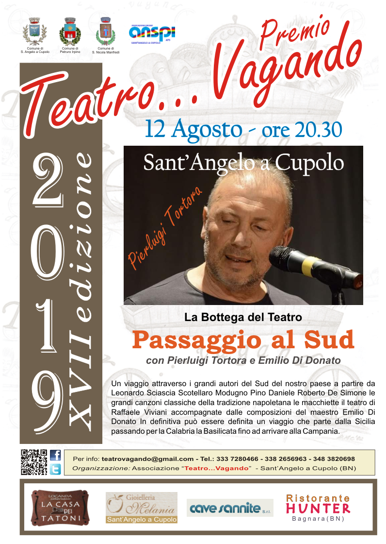 12 agosto Premio TeatroVagando